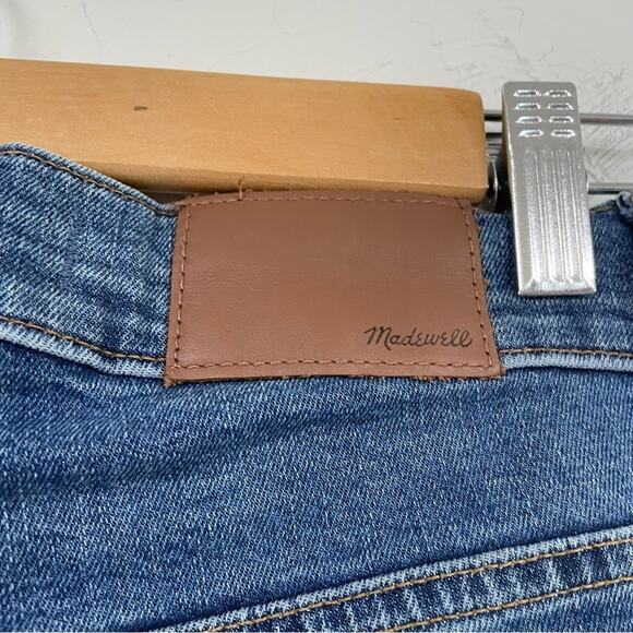 Madewell 10 in High Rise Skinny Button Fly Jeans Womens 25P Blue Medium Wash - Picture 10 of 11